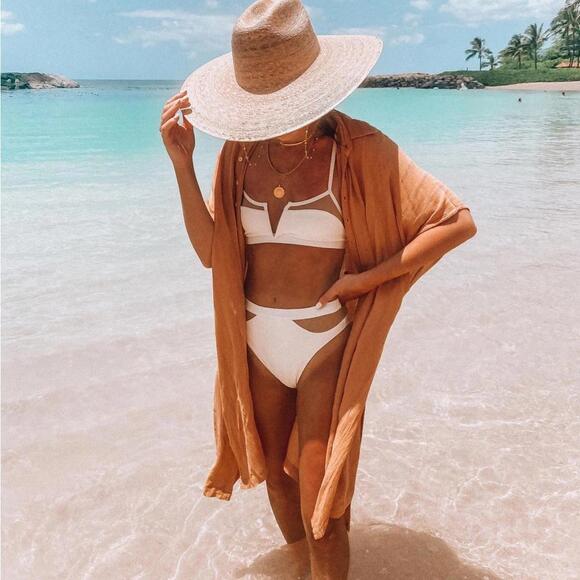 L*Space Cream Bikini Top *Top Only* - NWOT - Picture 2 of 9